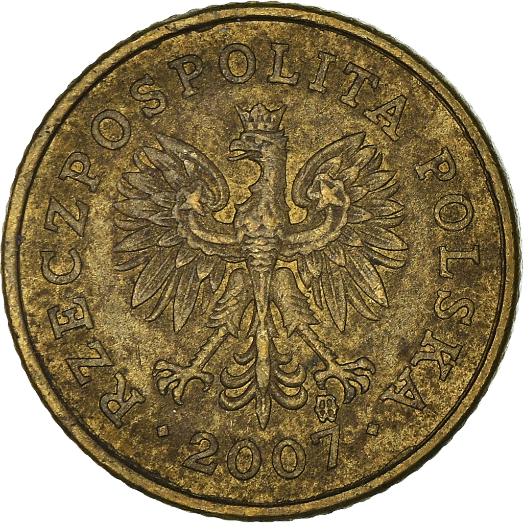 Moneda, Polonia, Grosz, 2007