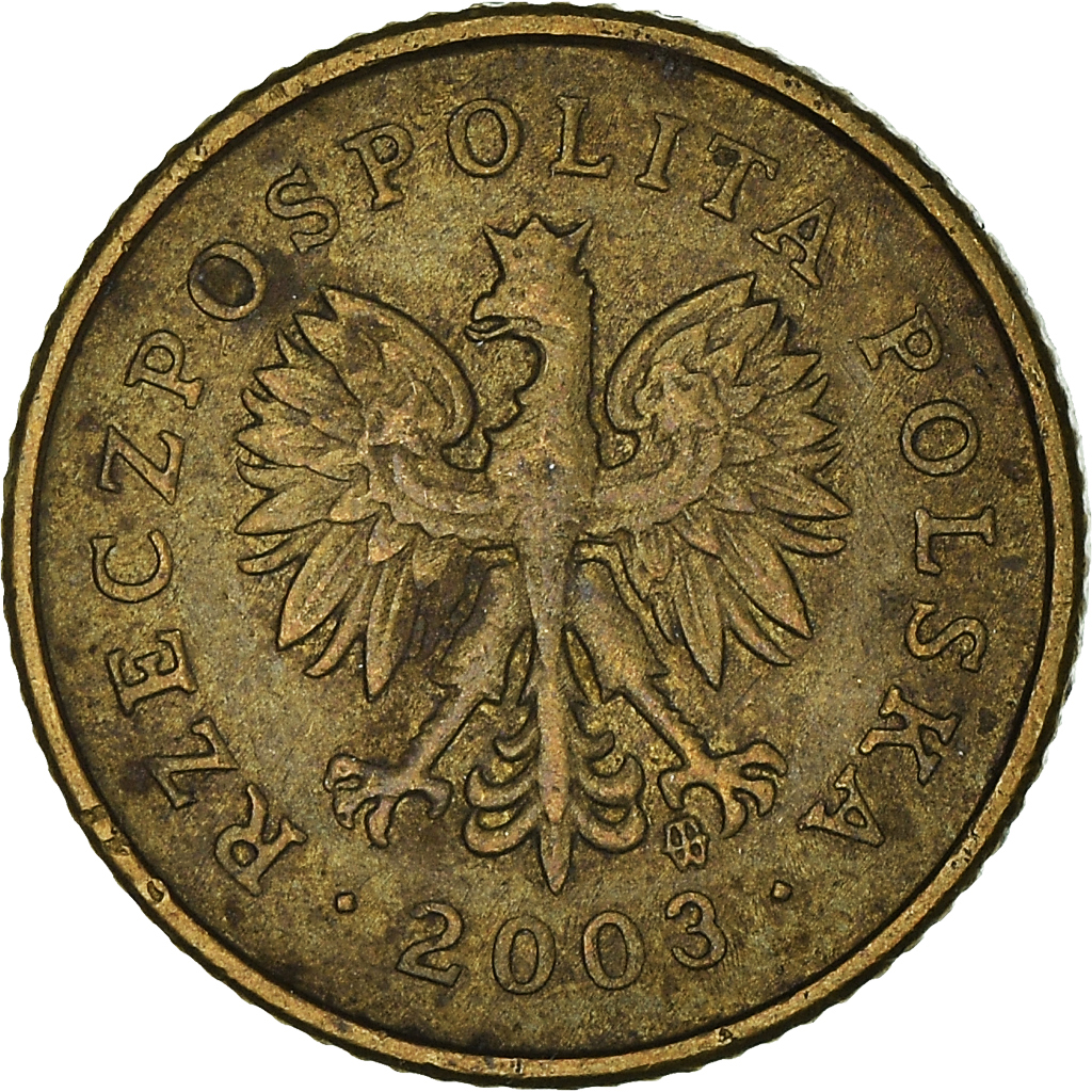 Moneda, Polonia, Grosz, 2003