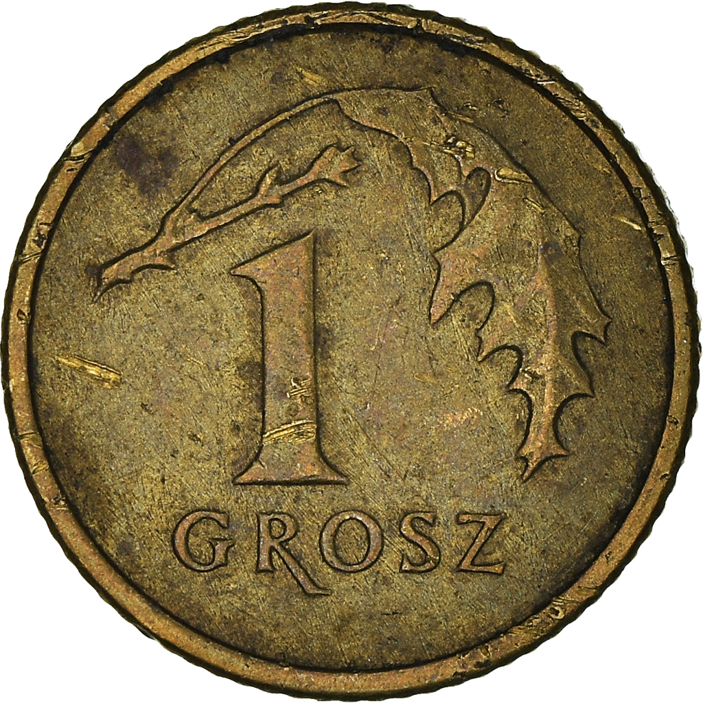 Moneda, Polonia, Grosz, 2003
