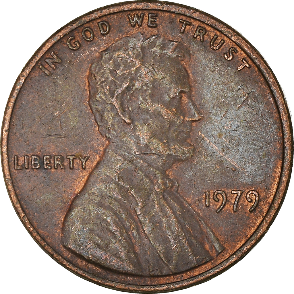 Moneda, Estados Unidos, Cent, 1979