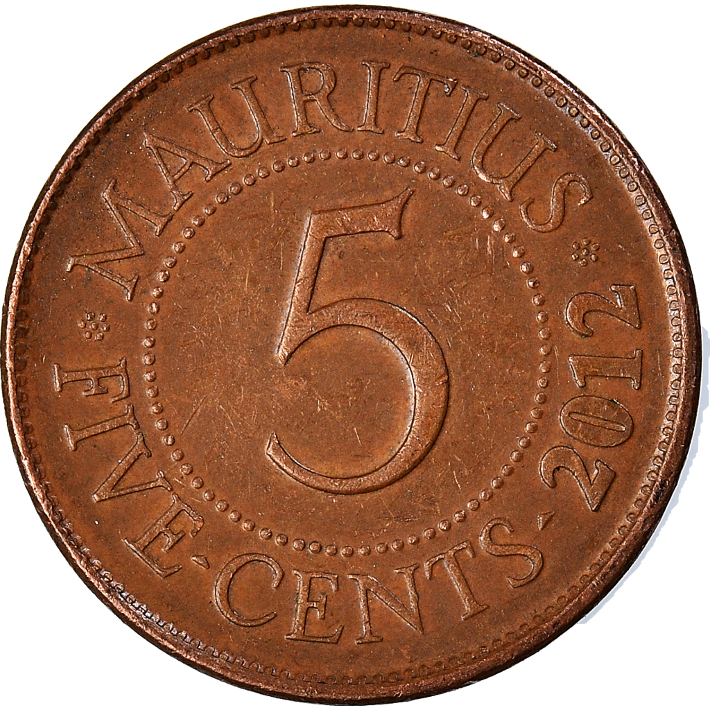 Moneda, Mauricio, 5 Cents, 2012
