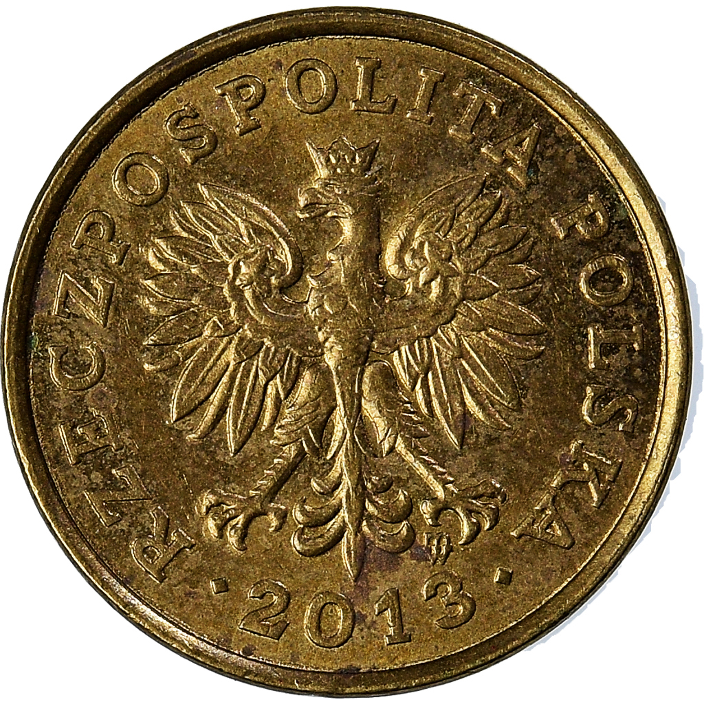 Moneda, Polonia, 2 Grosze, 2013