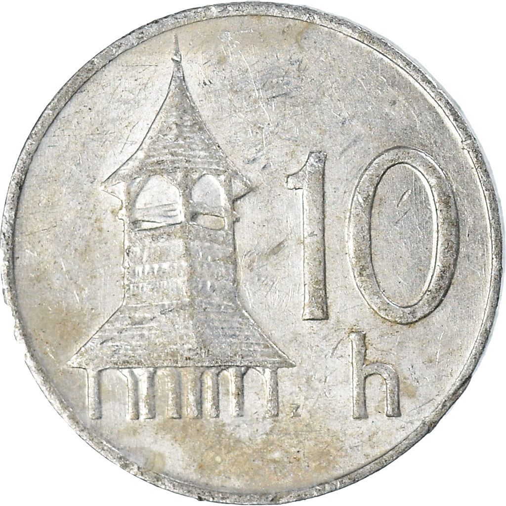 Moneda, Eslovaquia, 10 Halierov, 1994