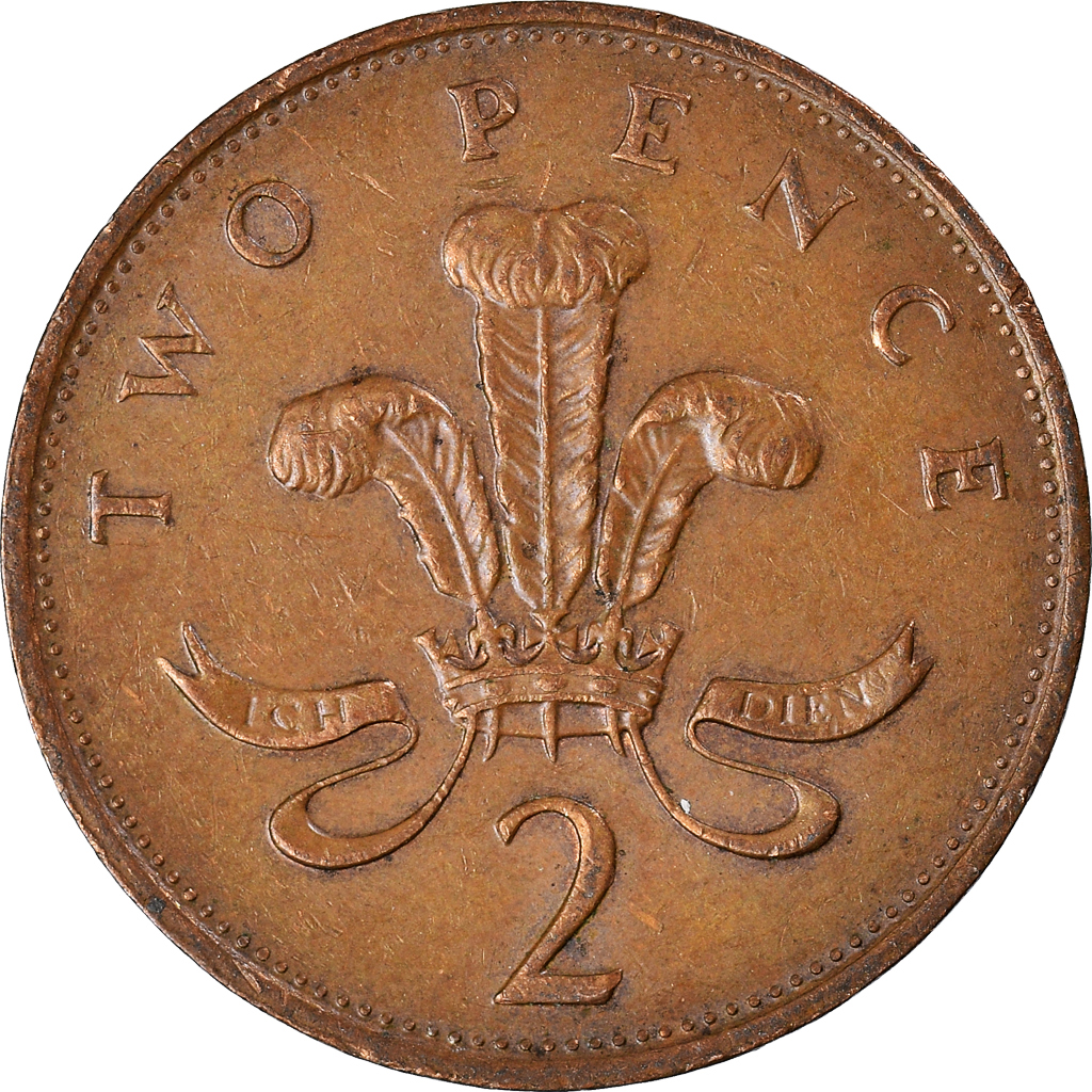 Moneda, Gran Bretaña, 2 Pence, 1985