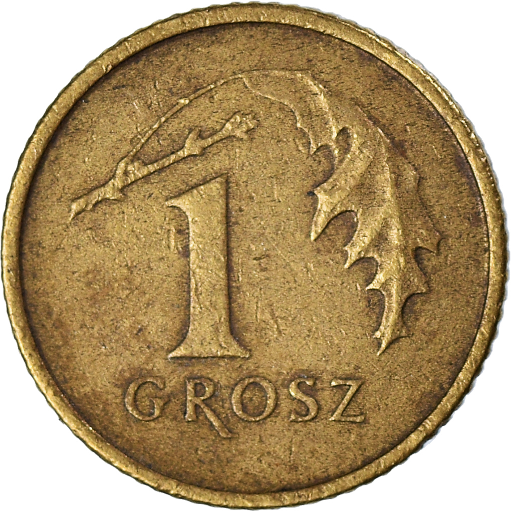 Moneda, Polonia, Grosz, 1995