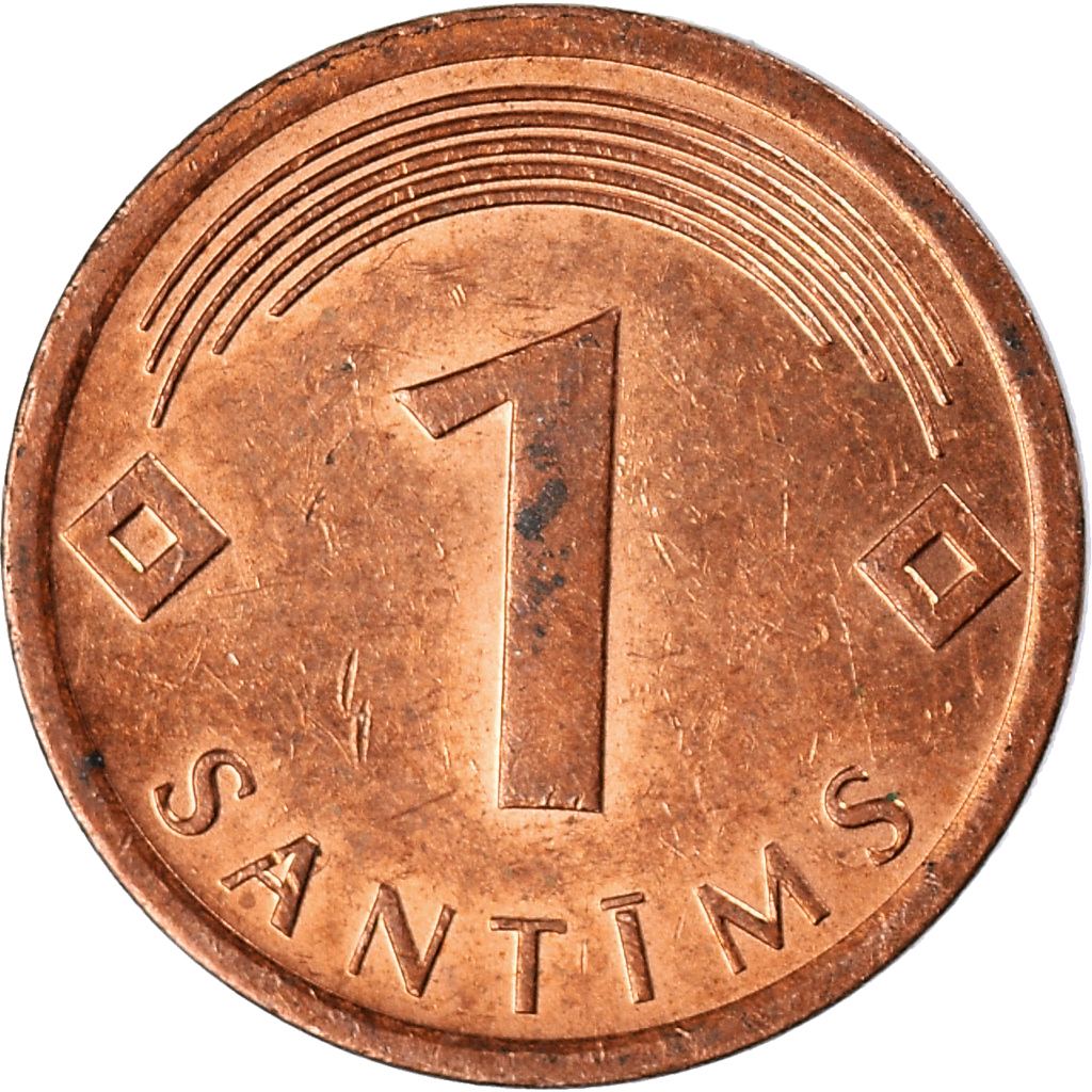 Moneda, Letonia, Santims, 2008