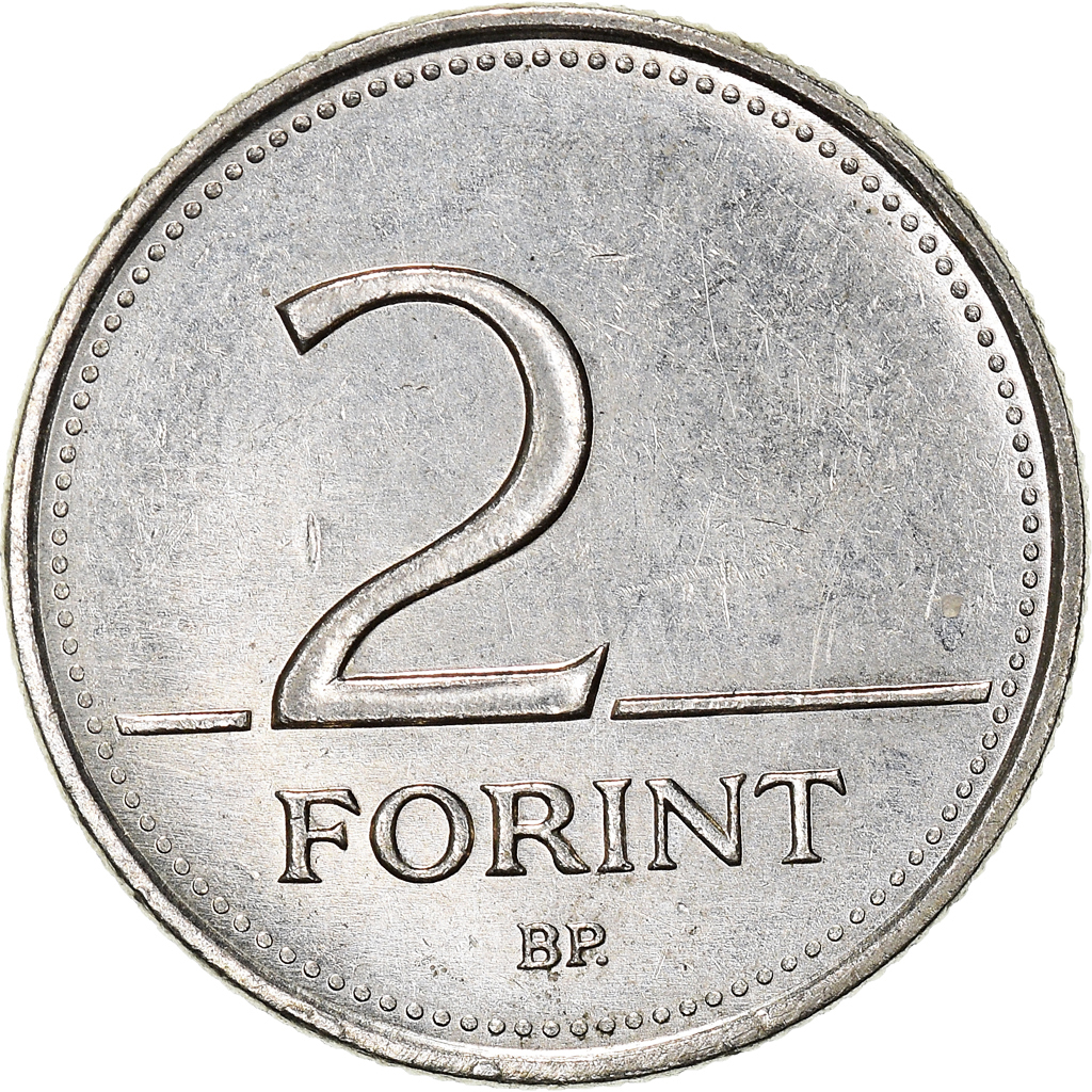 Moneda, Hungría, 2 Forint, 2007