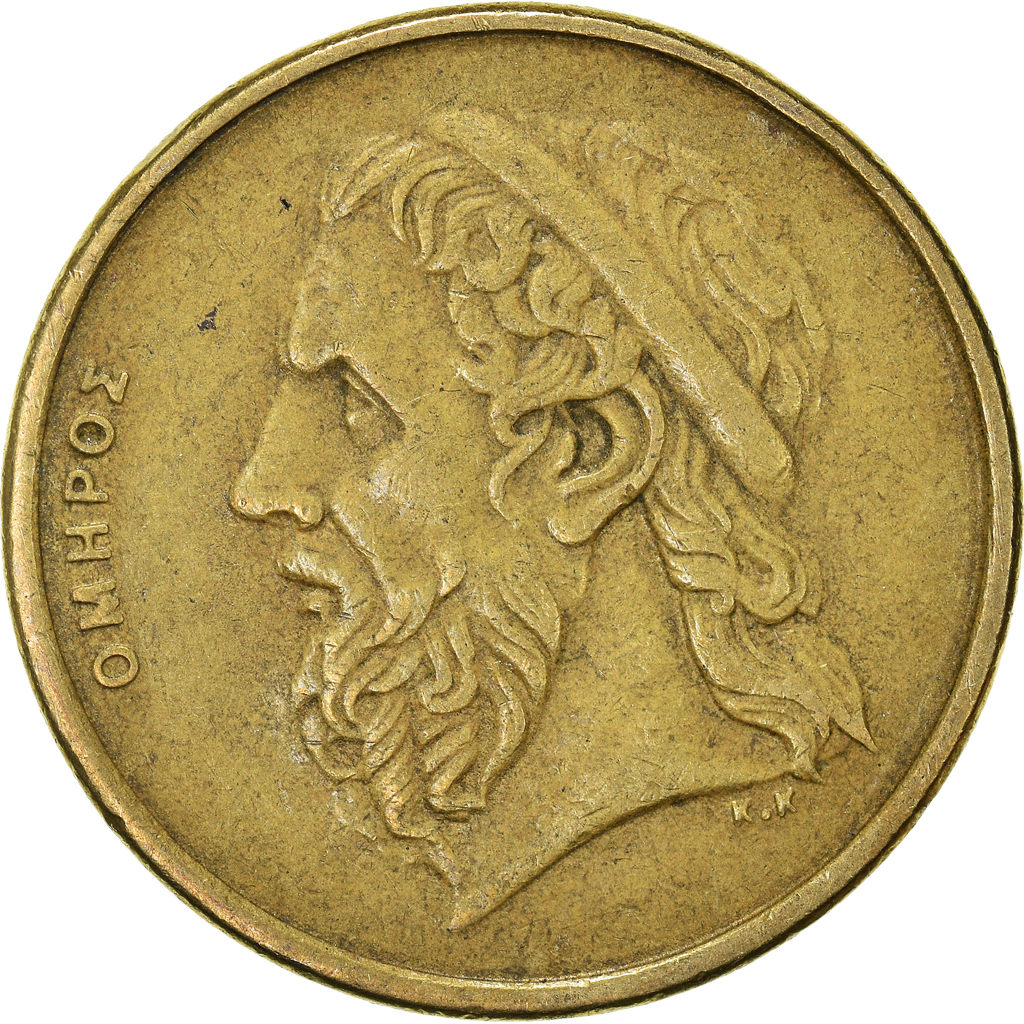 Moneda, Grecia, 50 Drachmes, 1992