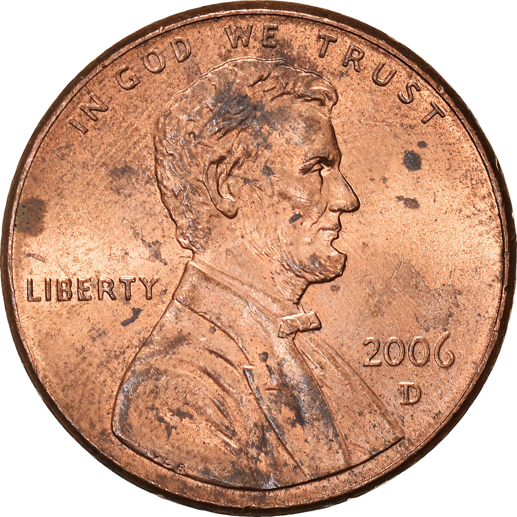 Moneda, Estados Unidos, Cent, 2006