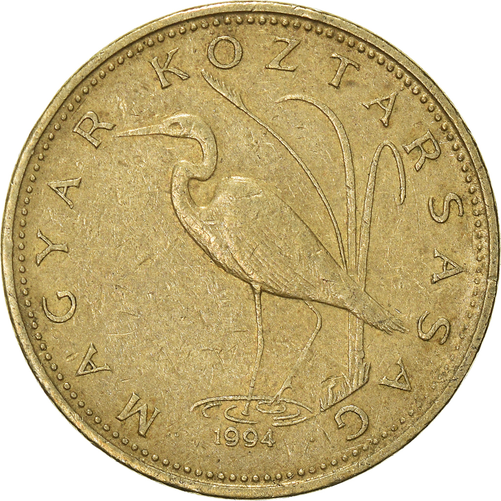 Moneda, Hungría, 5 Forint, 1994