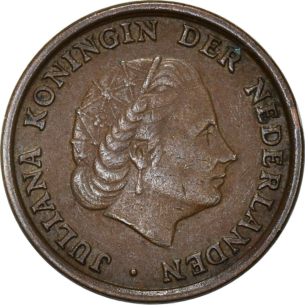 Moneda, Países Bajos, Cent, 1953