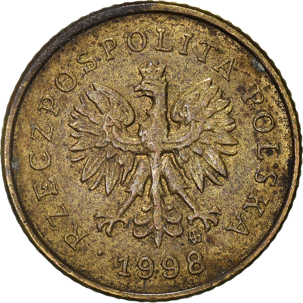 Moneda, Polonia, Grosz, 1998