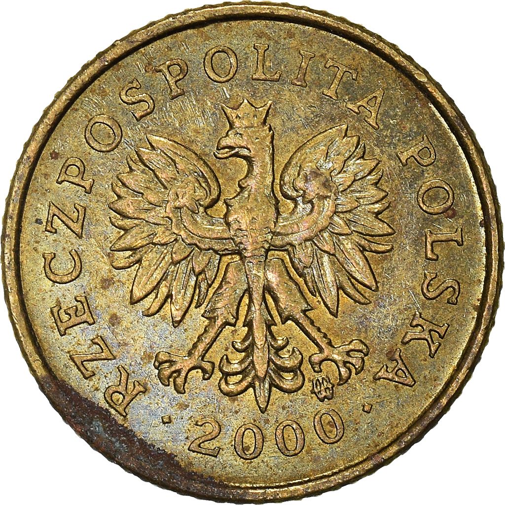 Moneda, Polonia, Grosz, 2000