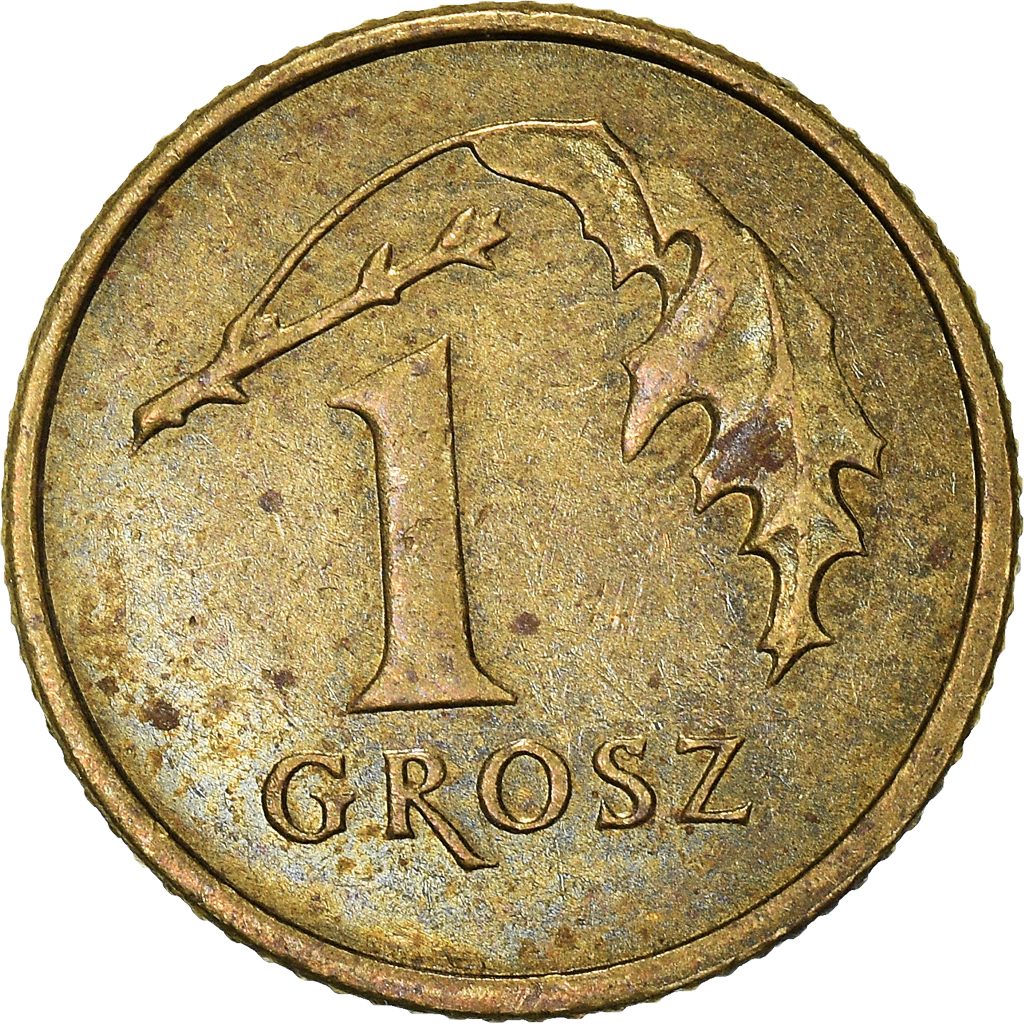 Moneda, Polonia, Grosz, 2000