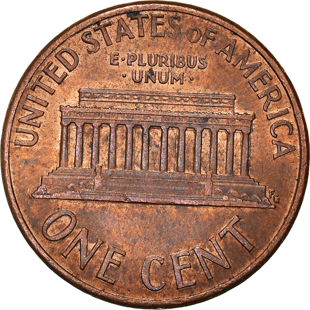Moneda, Estados Unidos, Cent, 1991