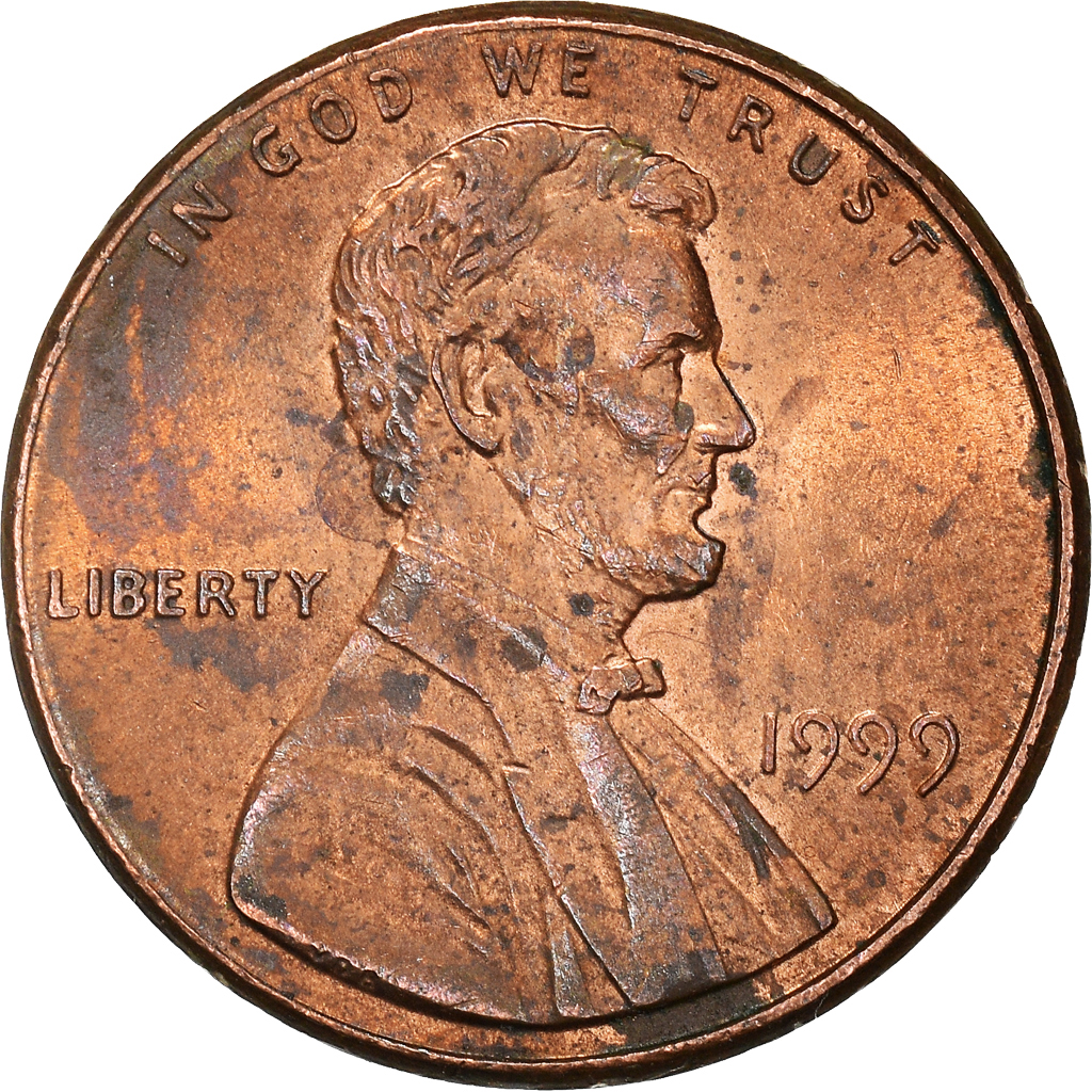 Moneda, Estados Unidos, Cent, 1999
