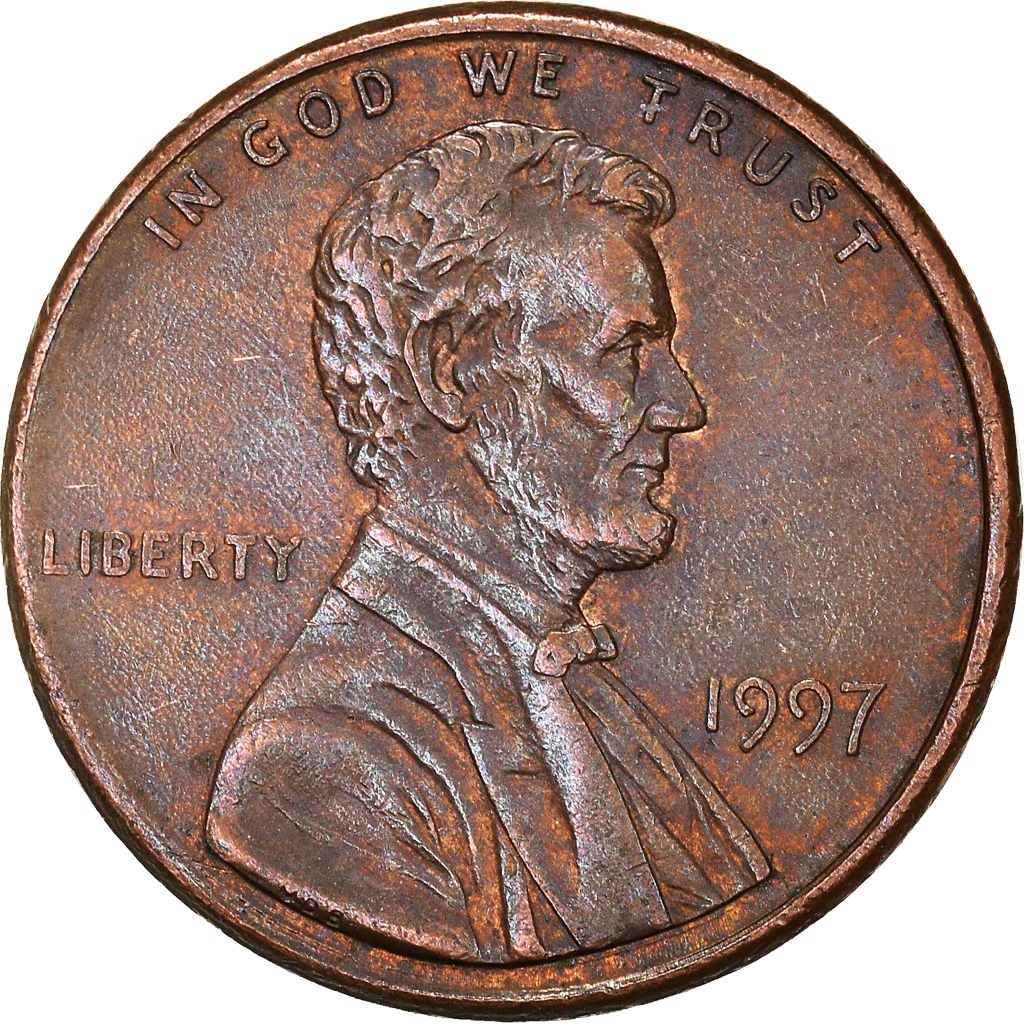 Moneda, Estados Unidos, Cent, 1997