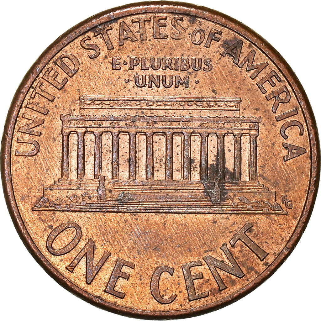 Moneda, Estados Unidos, Cent, 1996