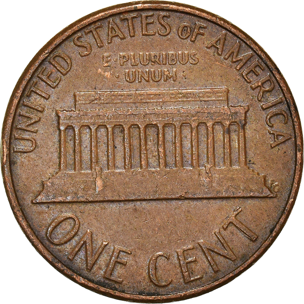 Moneda, Estados Unidos, Cent, 1975