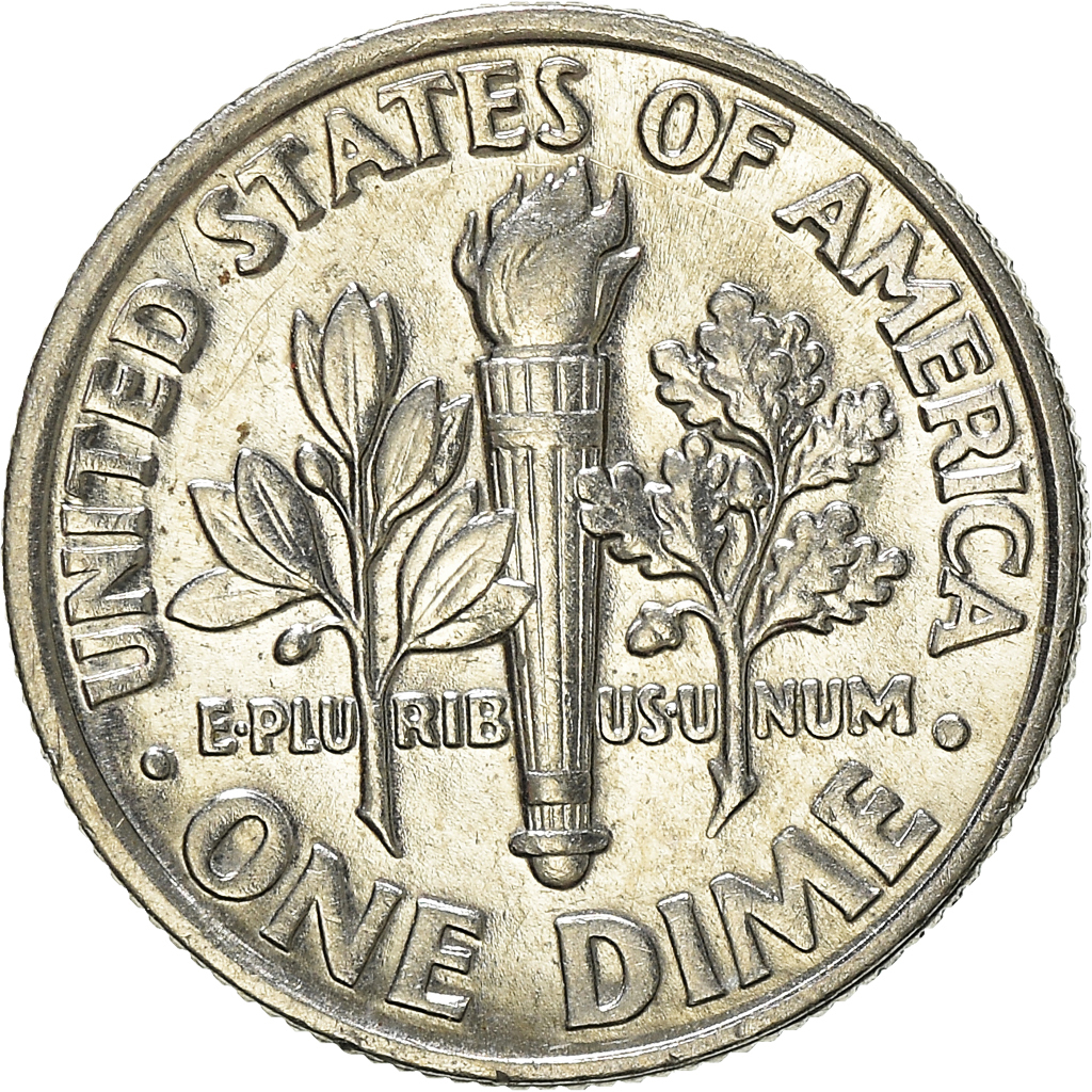 Moneda, Estados Unidos, Dime, 1994