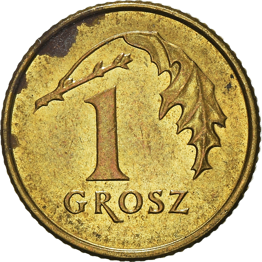 Moneda, Polonia, Grosz, 1992