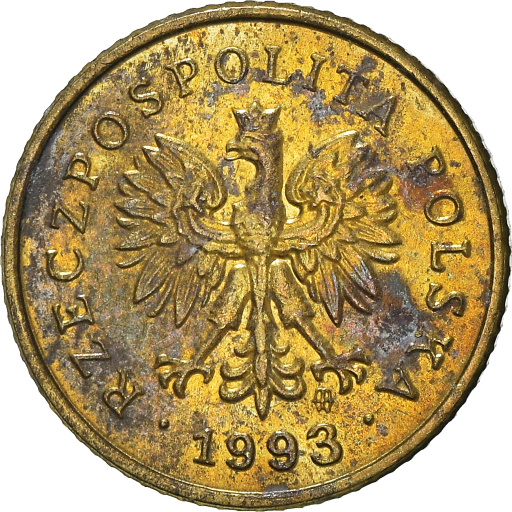 Moneda, Polonia, Grosz, 1993