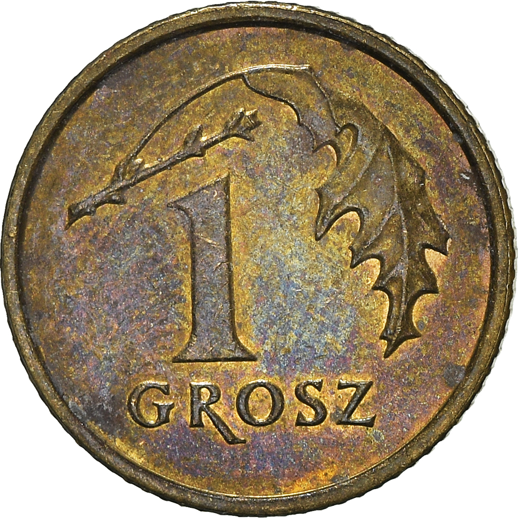 Moneda, Polonia, Grosz, 1993