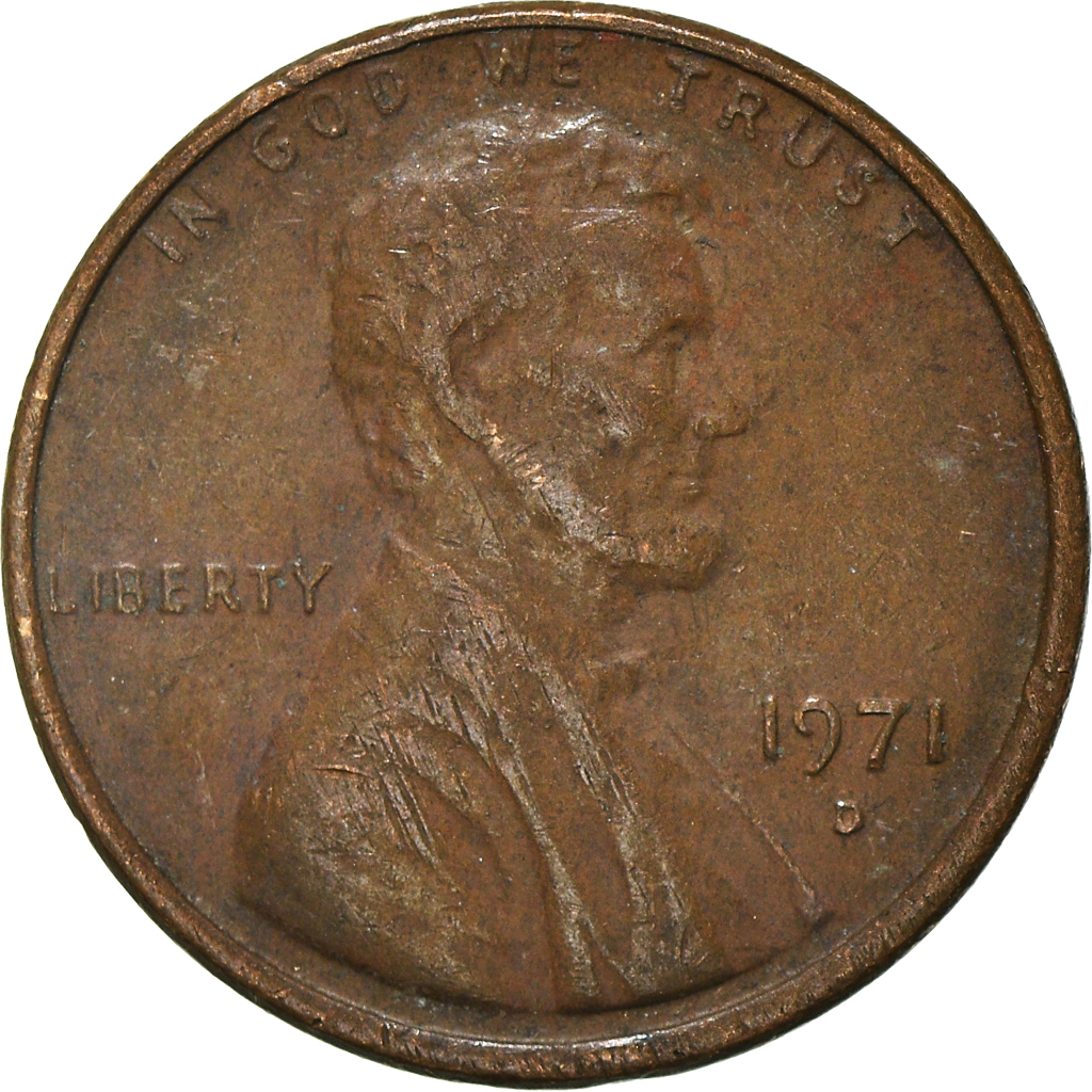Moneda, Estados Unidos, Cent, 1971