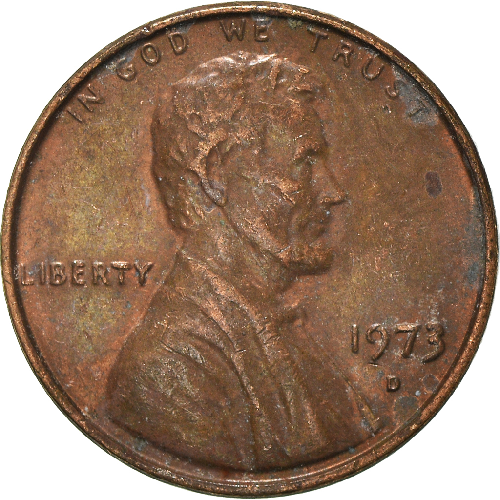 Moneda, Estados Unidos, Cent, 1973