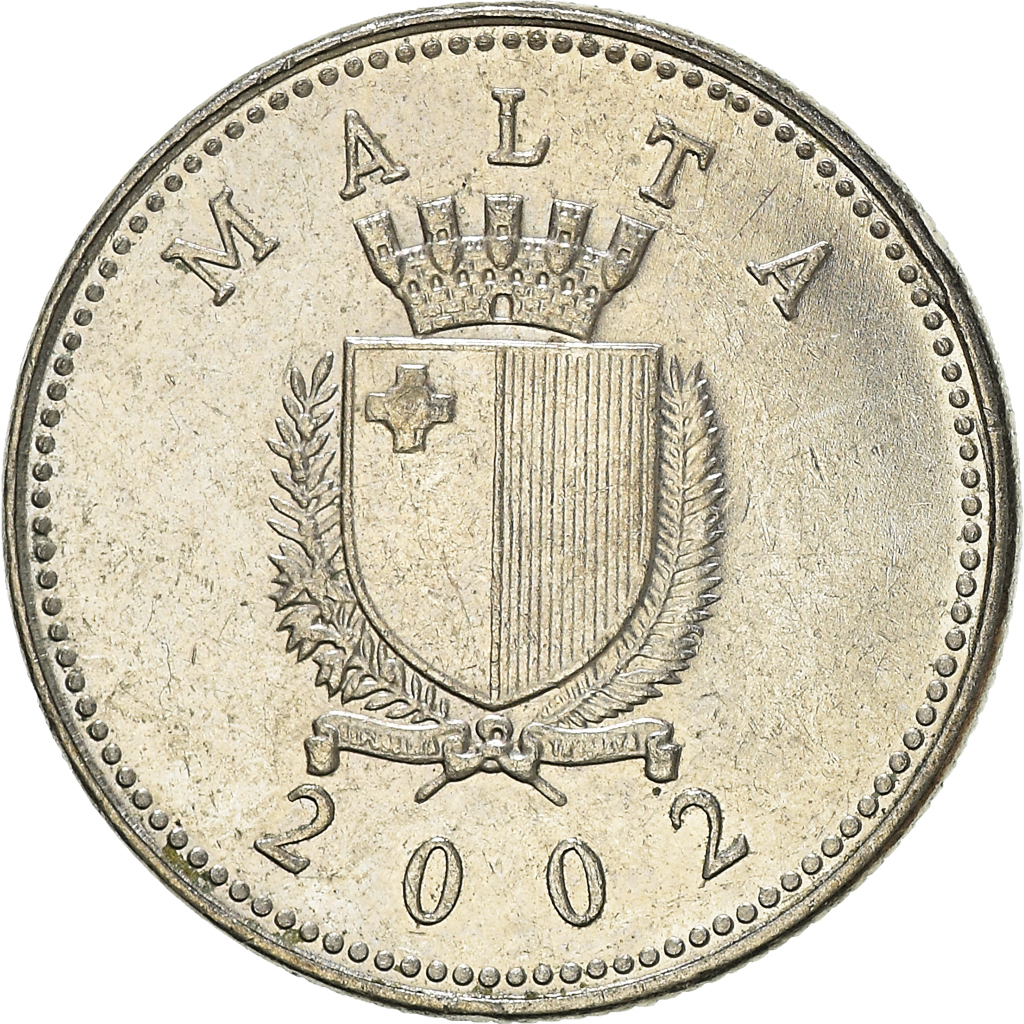 Moneda, Malta, 2 Cents, 2002