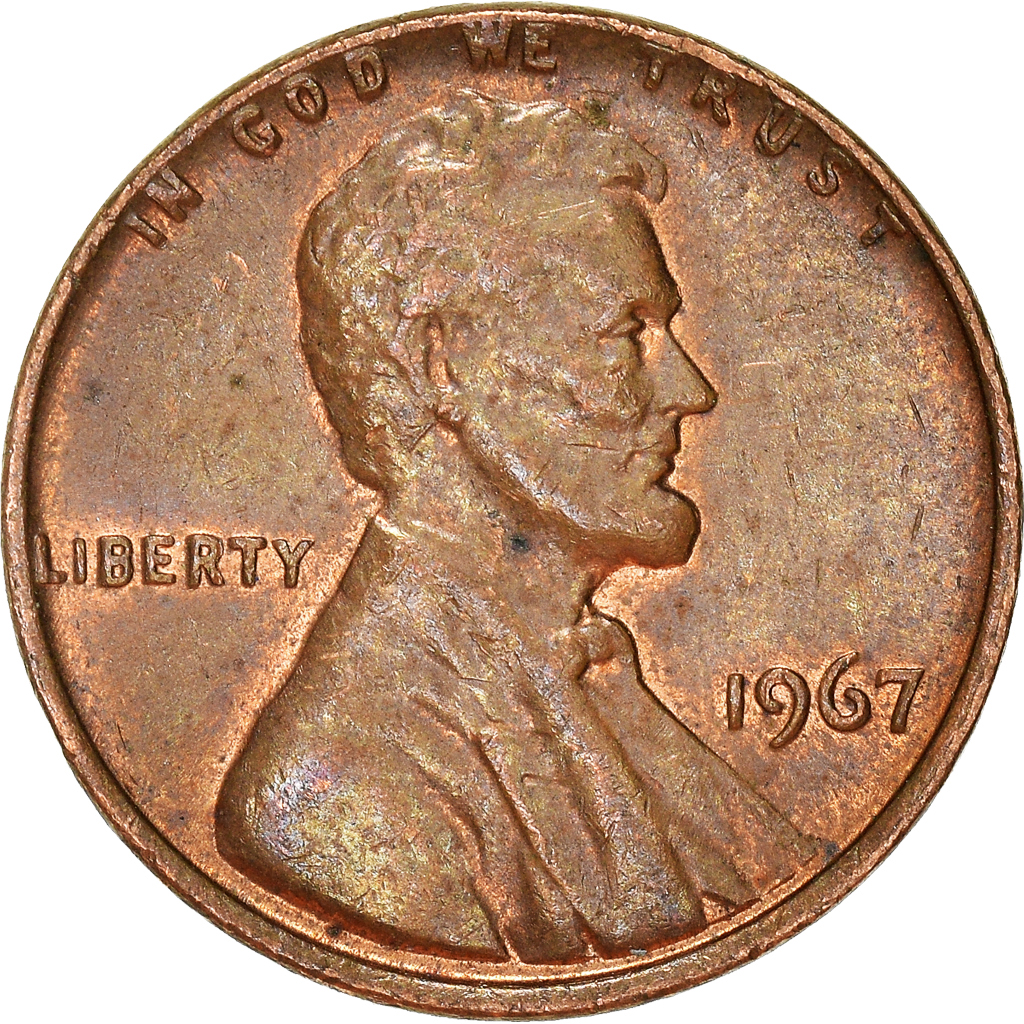 Moneda, Estados Unidos, Cent, 1967