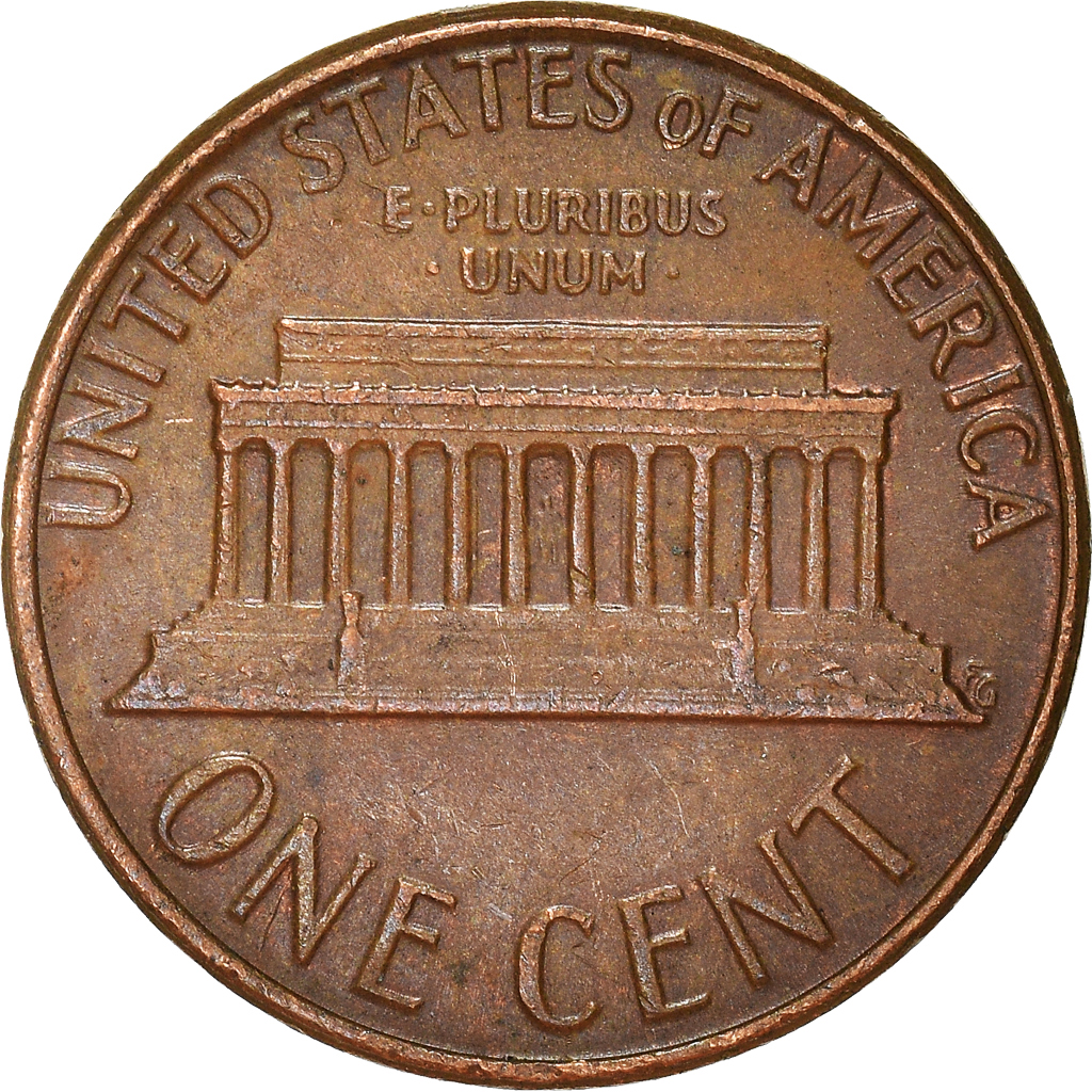 Moneda, Estados Unidos, Cent, 1975