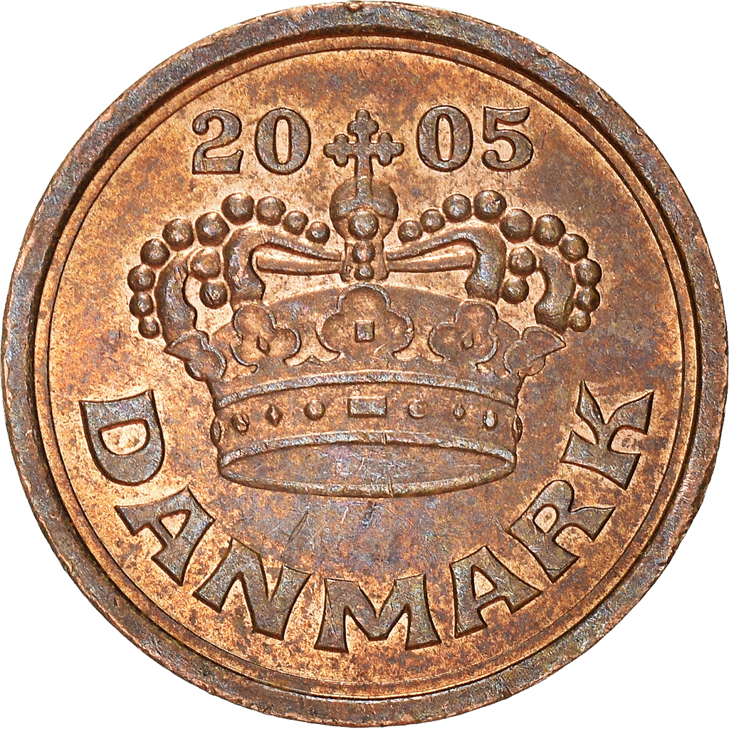 Moneda, Dinamarca, 25 Öre, 2005