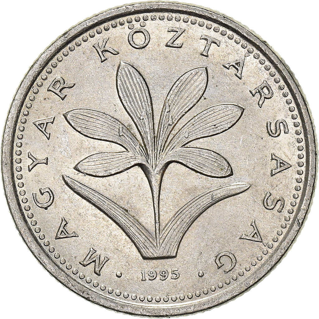Moneda, Hungría, 2 Forint, 1995