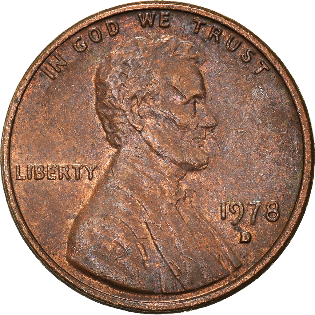 Moneda, Estados Unidos, Cent, 1978