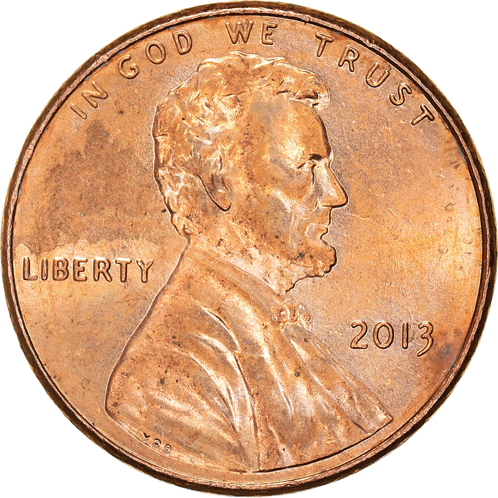 Moneda, Estados Unidos, Cent, 2013