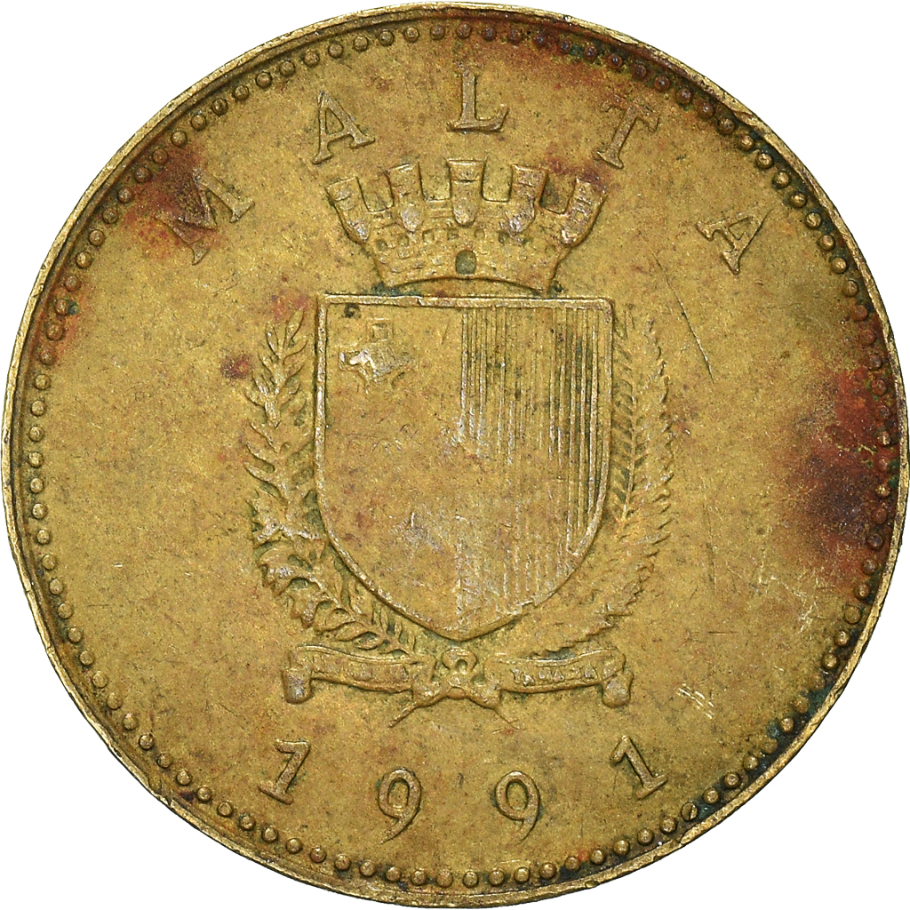 Moneda, Malta, Cent, 1991
