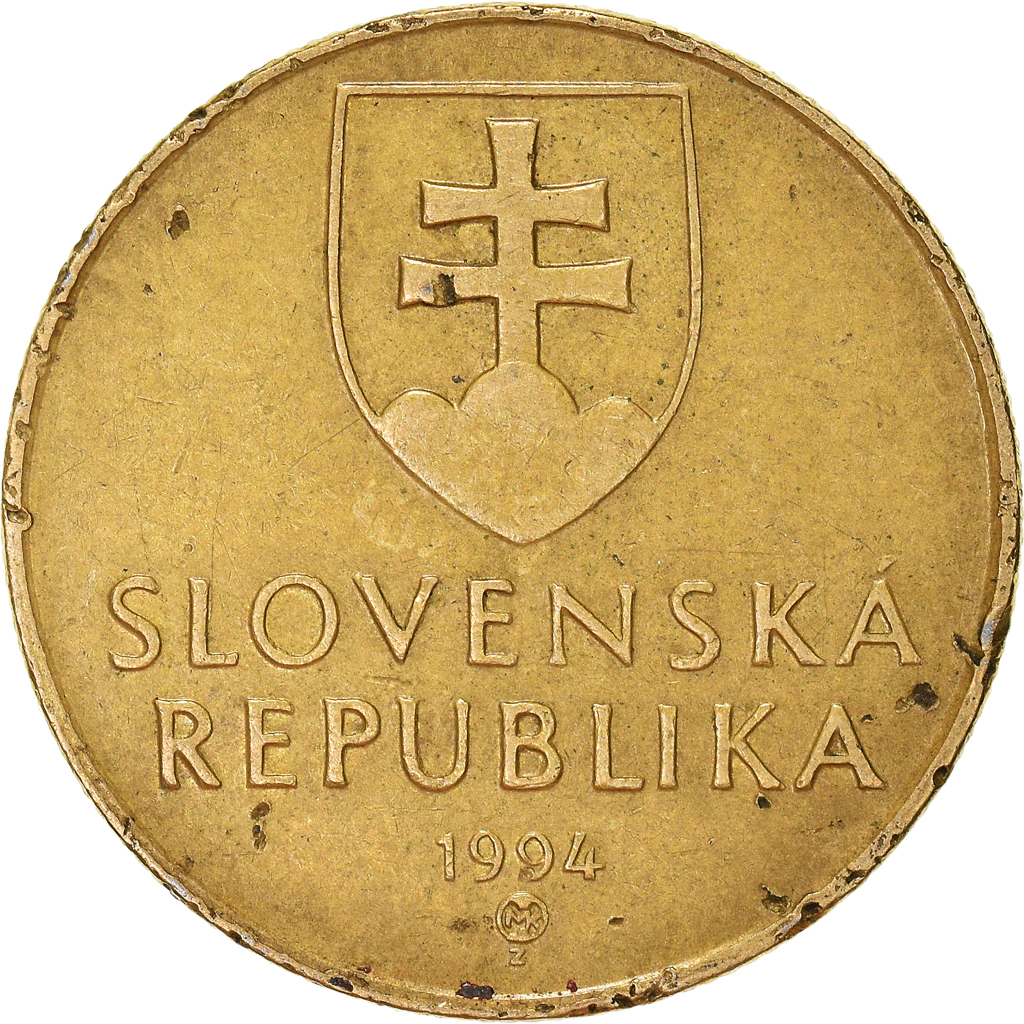 Moneda, Eslovaquia, Koruna, 1994