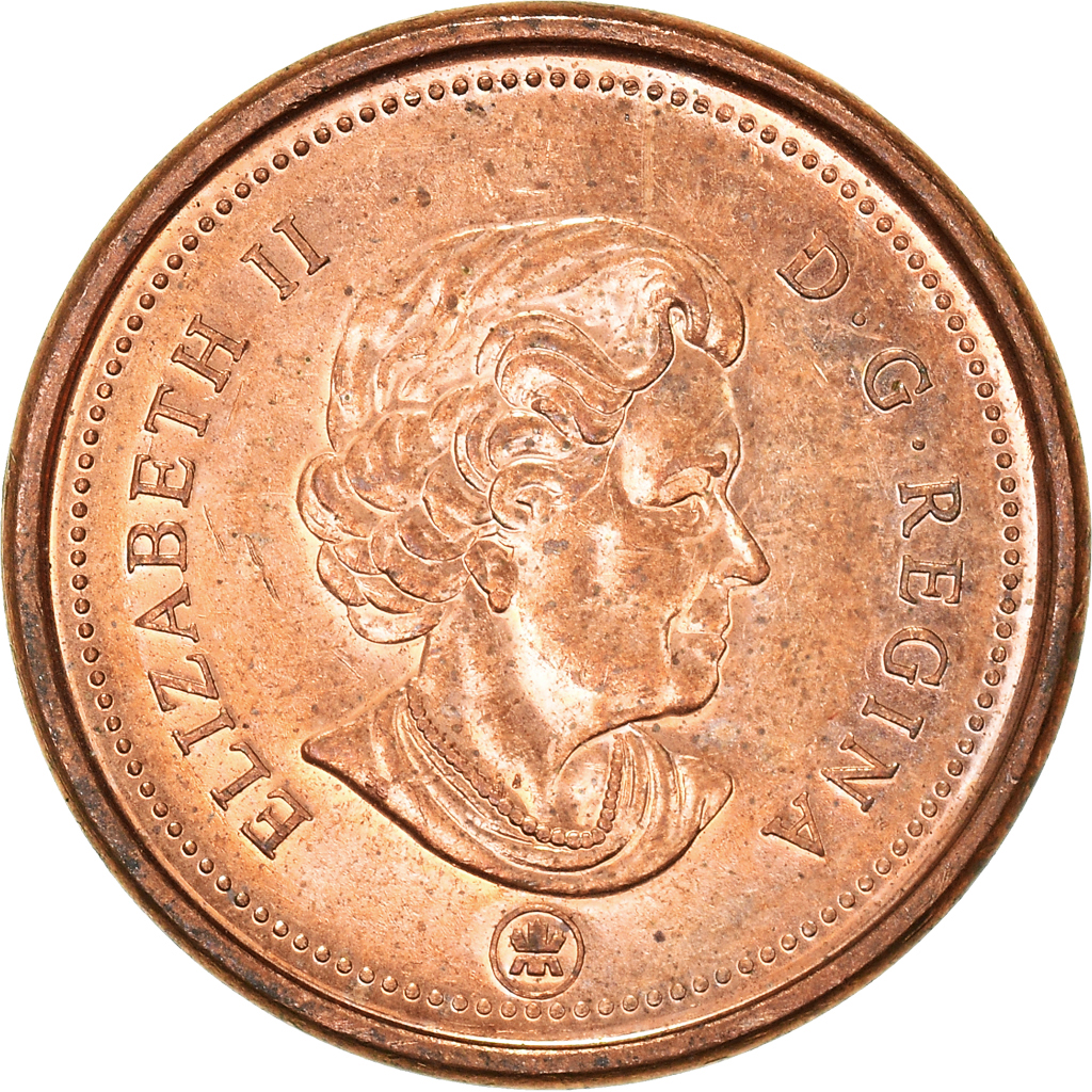 Moneda, Canadá, Cent, 2008