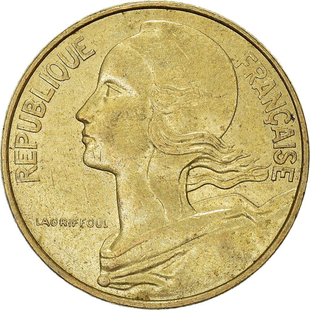 Moneda, Francia, 10 Centimes, 1978