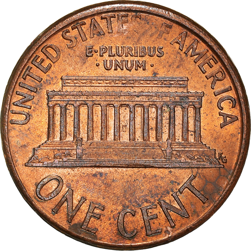 Moneda, Estados Unidos, Cent, 1990