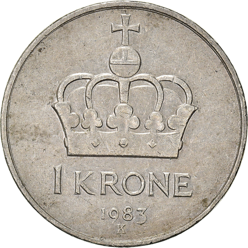 Moneda, Noruega, Krone, 1983