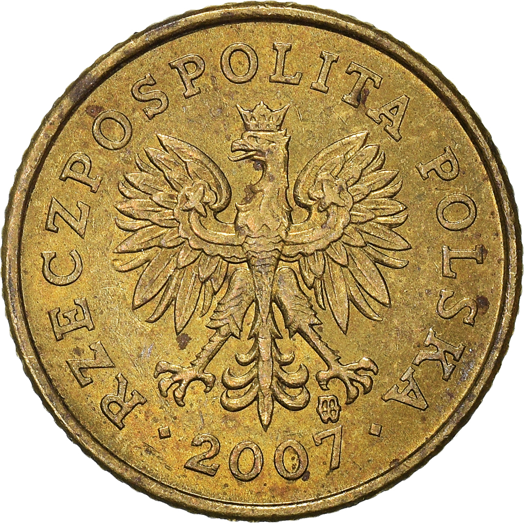 Moneda, Polonia, Grosz, 2007