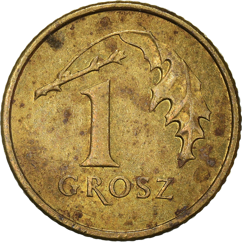 Moneda, Polonia, Grosz, 2007