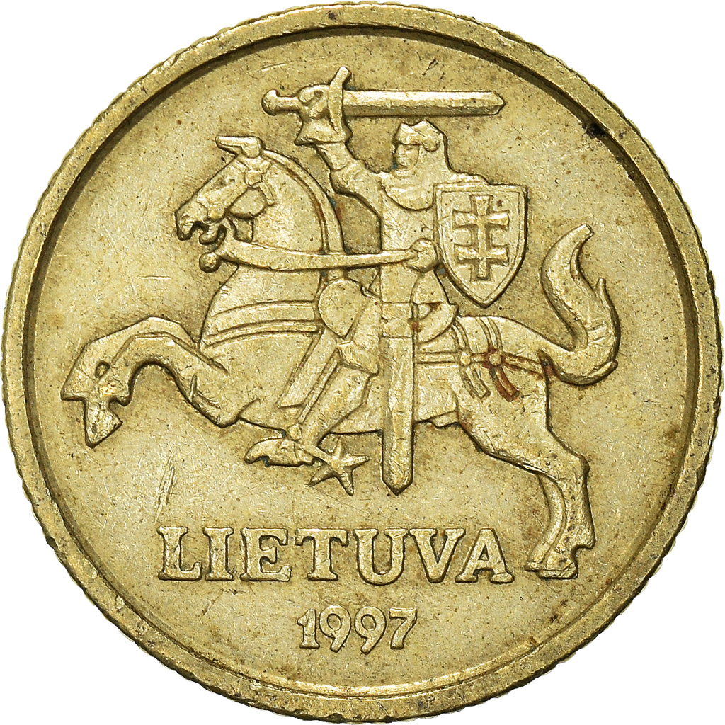 Moneda, Lituania, 10 Centu, 1997