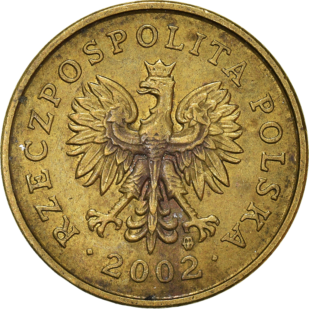 Moneda, Polonia, 2 Grosze, 2002