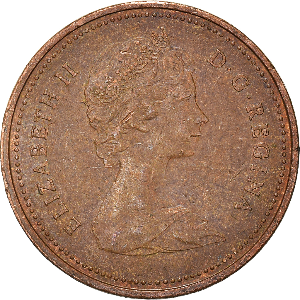 Moneda, Canadá, Cent, 1980