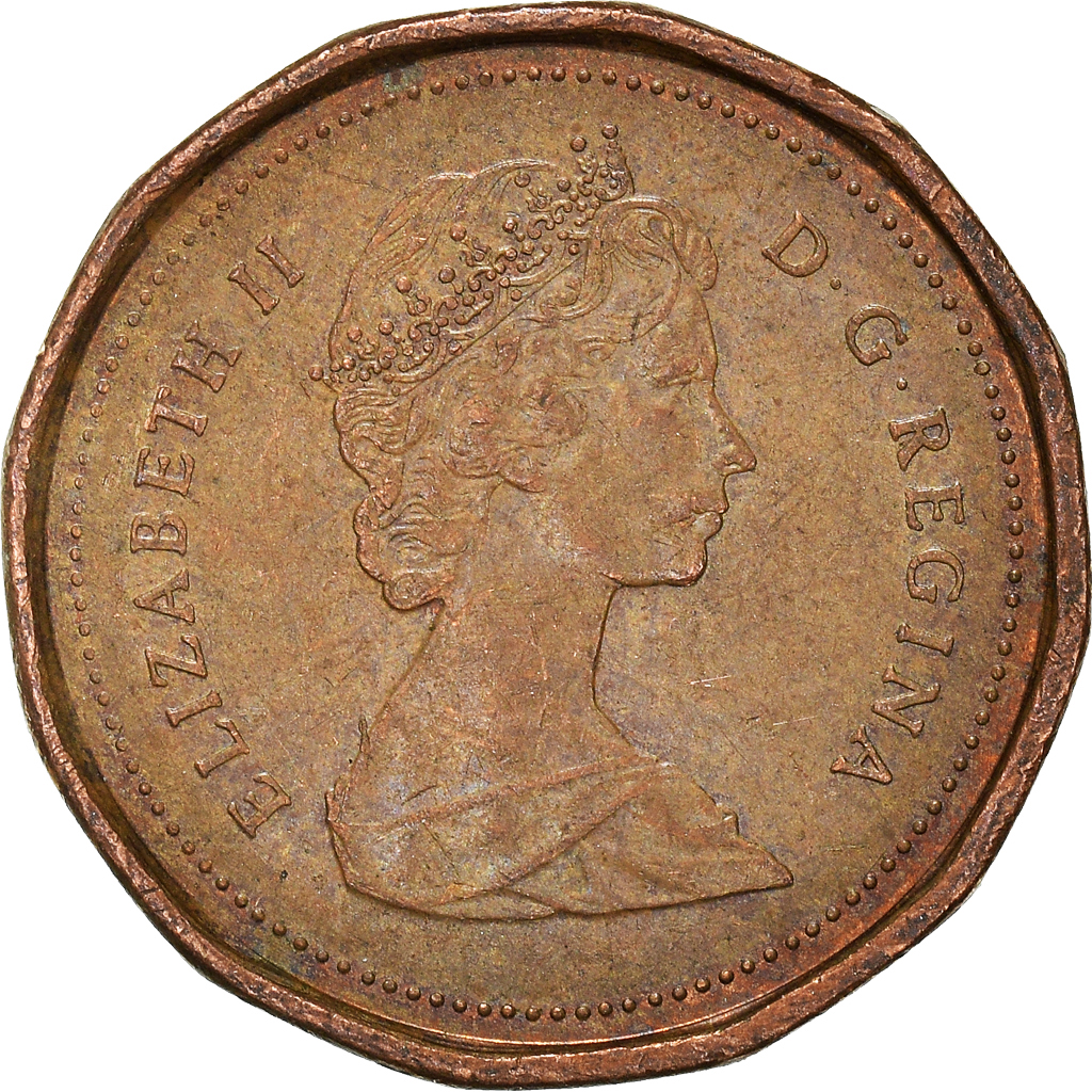 Moneda, Canadá, Cent, 1989