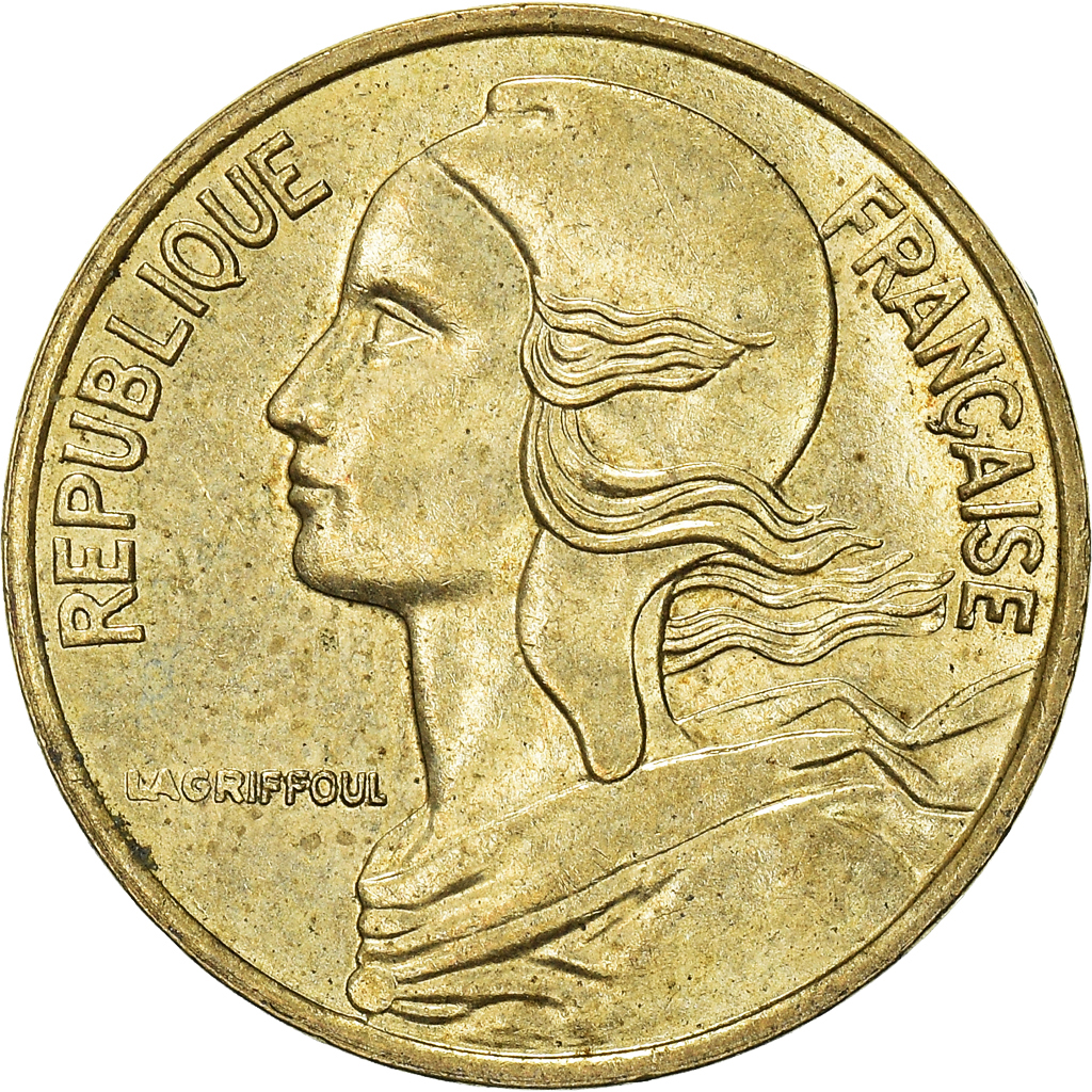 Moneda, Francia, 5 Centimes, 1997