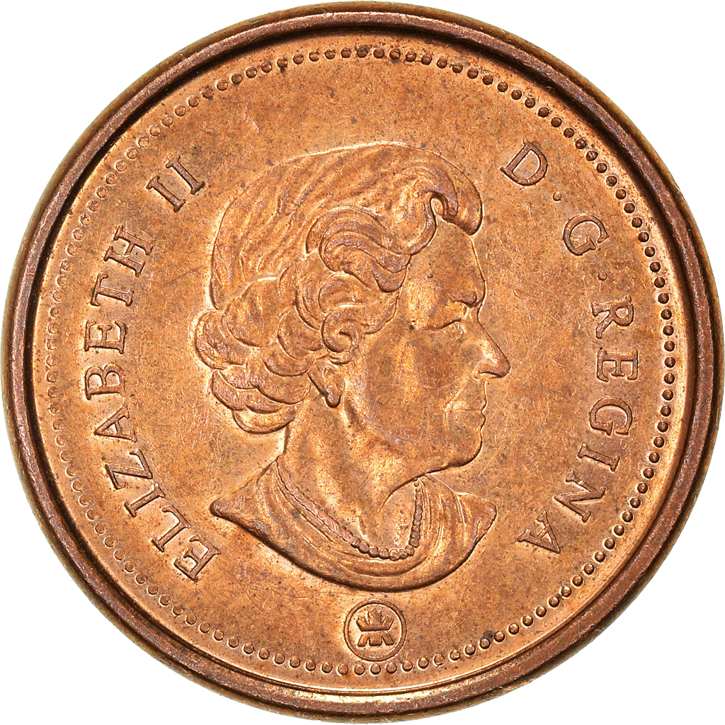Moneda, Canadá, Cent, 2009